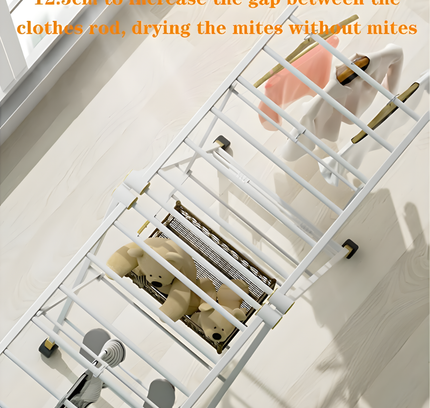 Foldable Cloth Drying Stand White