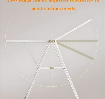 Foldable Cloth Drying Stand White