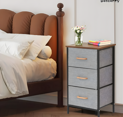 Fabric Drawers Storage Shelf 3 Layer