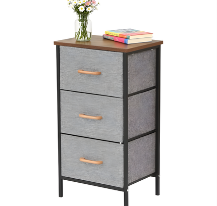Fabric Drawers Storage Shelf 3 Layer