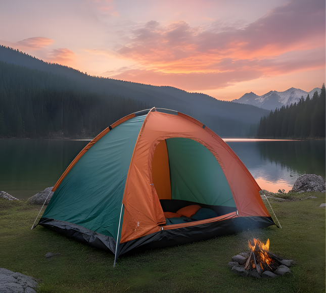 Outdoor Camping Tent Sinlge Door 2.2x2.5m