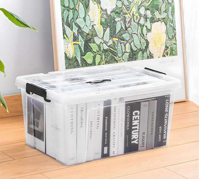 Plastic Transparent Storage Box 75L