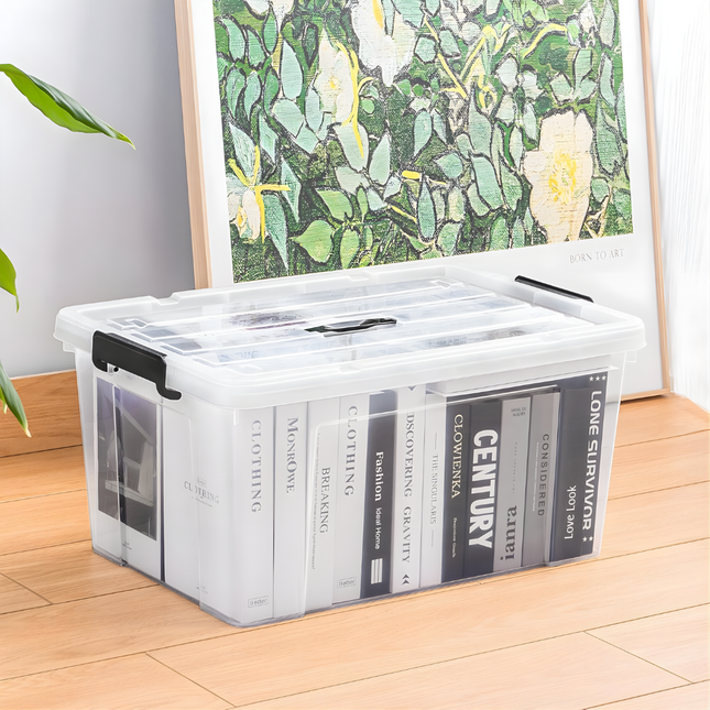 Plastic Transparent Storage Box 75L