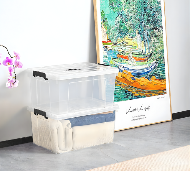 Plastic Transparent Storage Box 75L