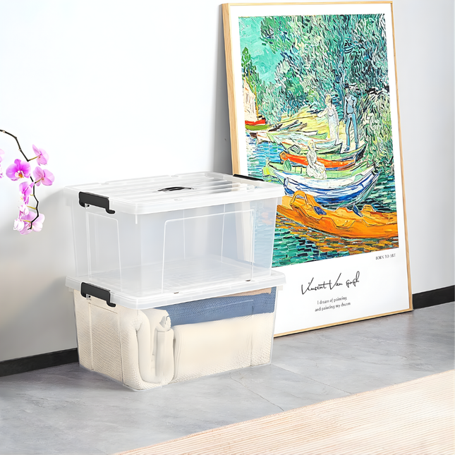 Plastic Transparent Storage Box 75L