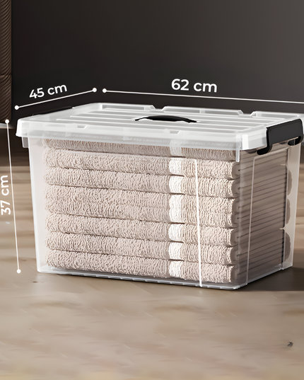 Plastic Transparent Storage Box 75L