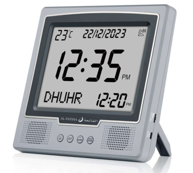 Azan Digital Clock AL FATIHA  FAJ-115