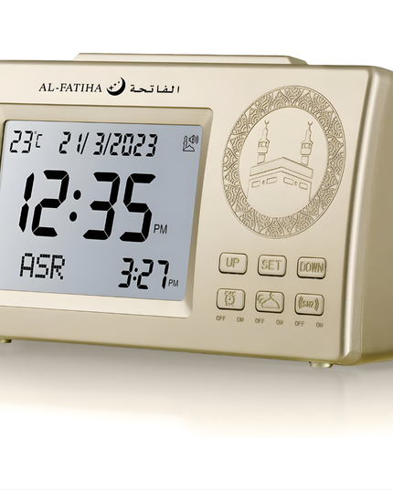 ساعة الطاولة الرقمية الإسلامية الأذان FAJ-106