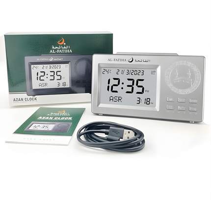 Azan Islamic Digital Table Clock FAJ-106