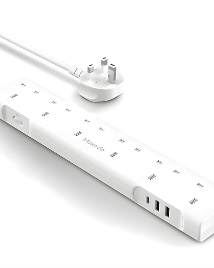 Power Strip Surge Protector 6 AC-3Usb Socket Moxedo