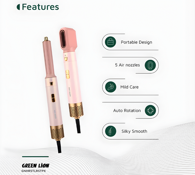 Green Lion 5 in 1 Professional Hair Styler 2