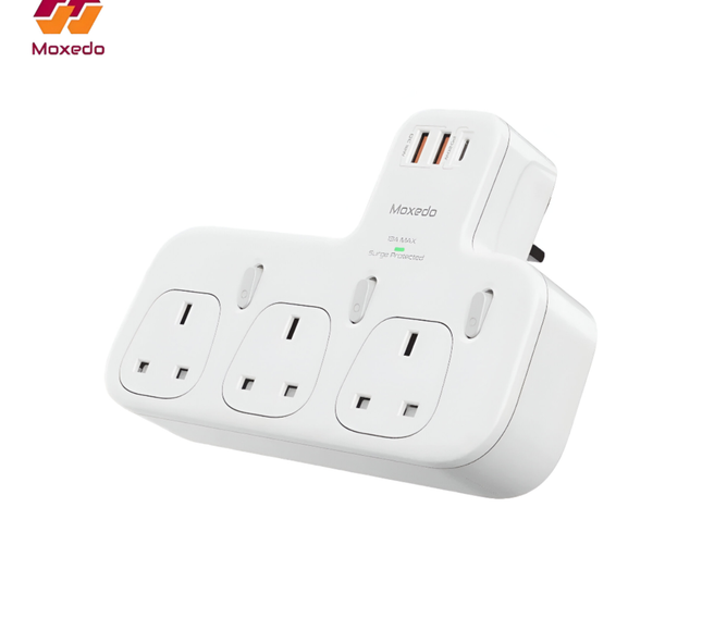 Moxedo Multi-plug Power Extension Adapter