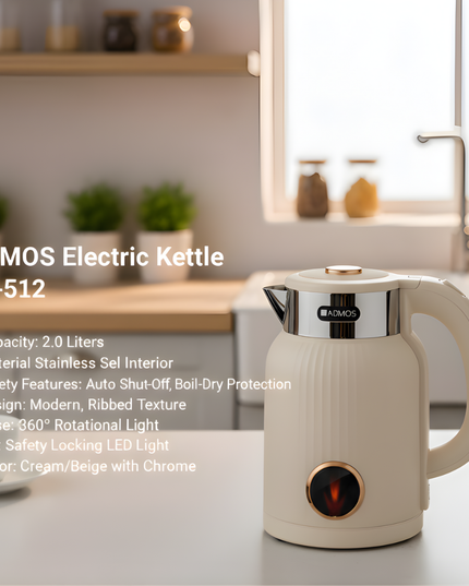 ADMOS Electric Kettle 2L