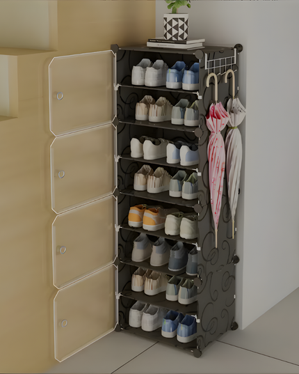 Shoe Rack 1 Column 8 Layer 4 Doors