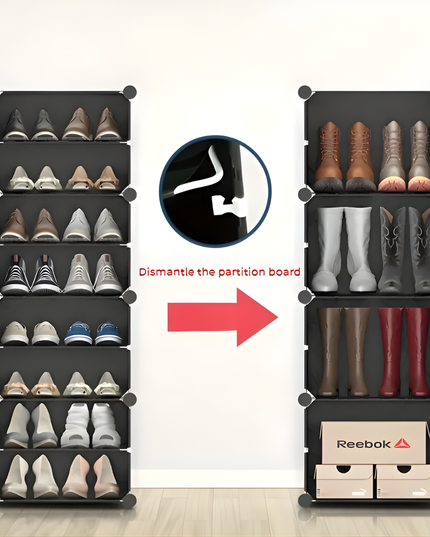 Shoe Rack 1 Column 8 Layer 4 Doors