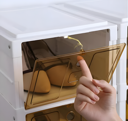 Telescopic folding shoe rack 6 layer