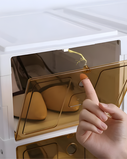 Telescopic folding shoe rack 6 layer