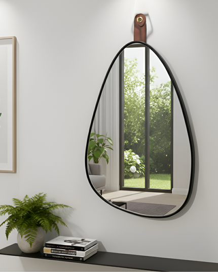 Wall Hanging Mirror Oval Shape