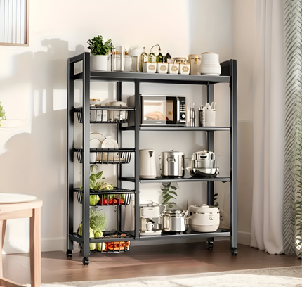 Multi-Tier Kitchen Storage Rack Organizer