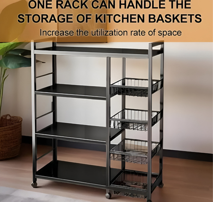 Multi-Tier Kitchen Storage Rack Organizer