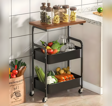 Multifunction Side Table with Storage Organizer