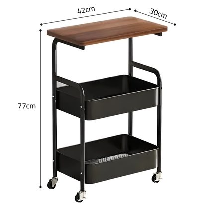 Multifunction Side Table with Storage Organizer