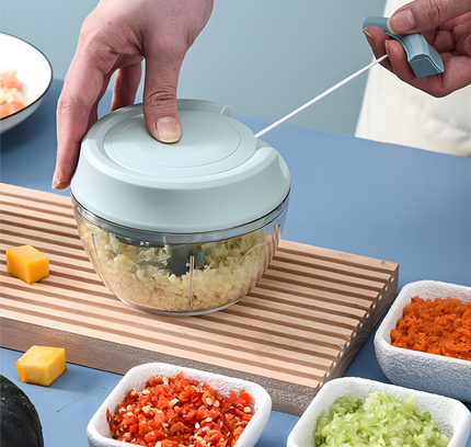 Easy Spin Cutter Vegetable Chopper