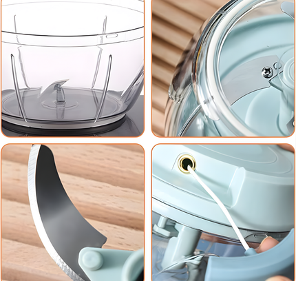Easy Spin Cutter Vegetable Chopper