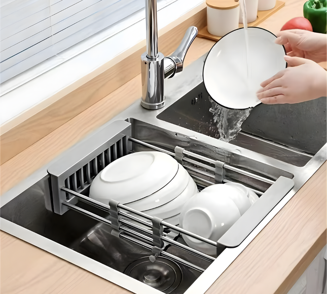 Drainage Rack Dish Drainers Adjustable