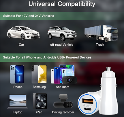 United Car Charger Adapter