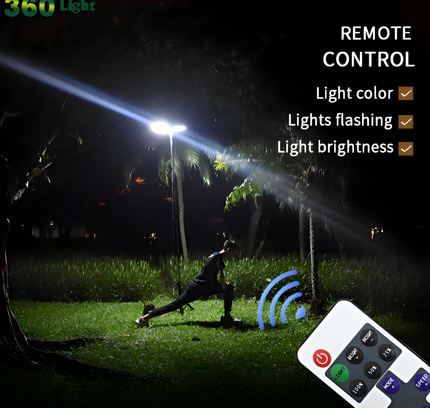 CAMPING DOUBLE LIGHT-LED LONG STAND