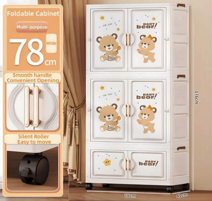 Kids Storage Wardrobe Organizer