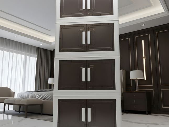 4 Layer Foldable Storage Cabinet