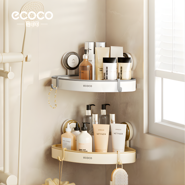 Suction Cup Corner Shelf Ecoco