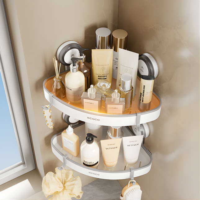 Suction Cup Corner Shelf Ecoco