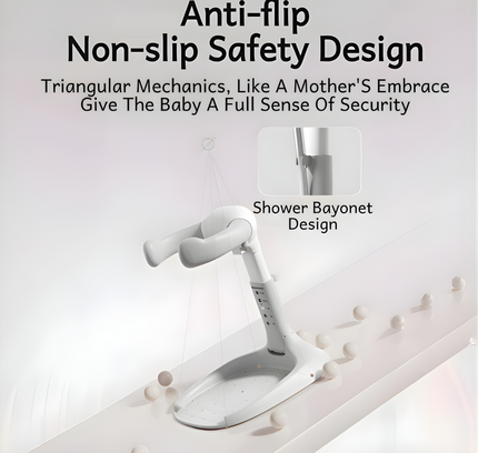 Foldable Baby Standing Bath tub adjustable height