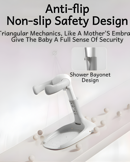 Foldable Baby Standing Bath tub adjustable height