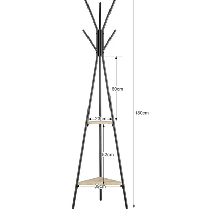 Portable Coat Rack With Stands