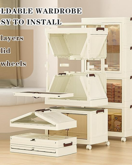 Foldable Storage Wardrobe Cabinet Big