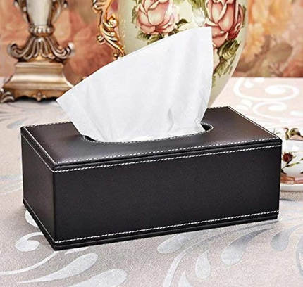 Tissue Box Leather