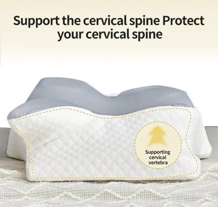 Orthopedic Ergonomic Butterfly Shaped Memory Foam Cervical Pillow for Neck Pain