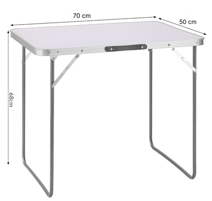Folding Outdoor Table 50x70CM