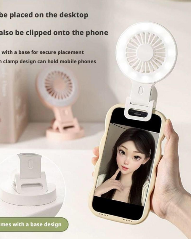 Cell Phone Clip Fan