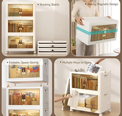 Foldable Storage Cabinet 4 Layer Big