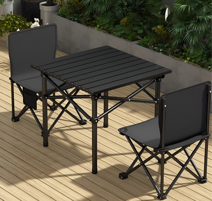 Foldable Camping Table With 2 Chair Set LB-20827