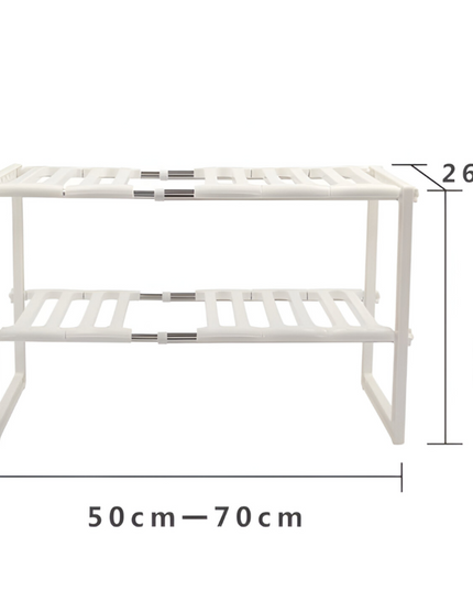 Kitchen Rack Organiser Under Sink Adjustable