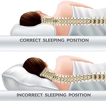 Memory Foam Sleeping Neck Pillow