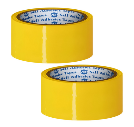 شريط لاصق أصفر 100 ياردة 48 مم