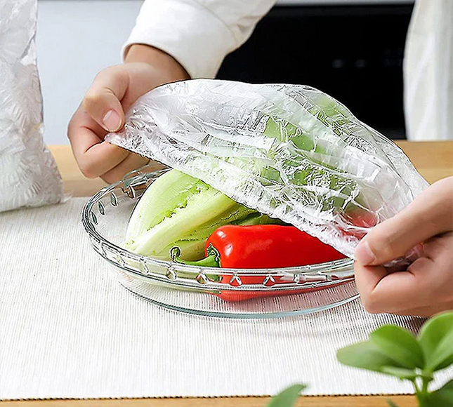 Plastic Food Wrap Covers Disposable 500 pcs