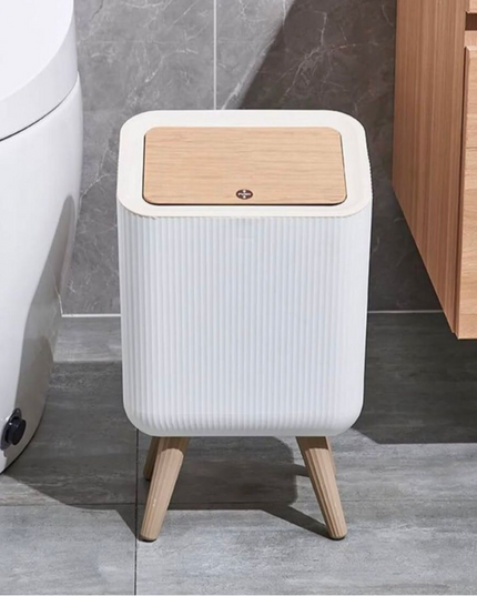 Trash Can Garbage Basket Lid Press